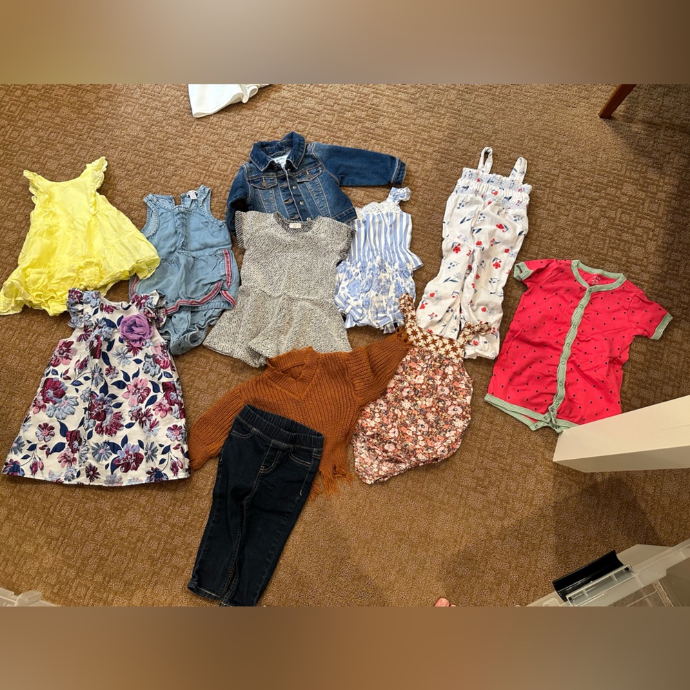 12-18 month toddler girl lot